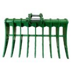 40″ Brush Rake for 3 – 4.5 tons Mini Excavators. 38mm Pins