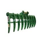 35″ Brush Rake for 2 – 3 tons Mini Excavators. 35mm Pins
