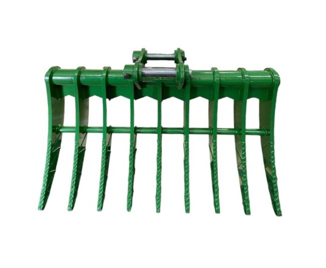 40″ Brush Rake for 3 – 4.5 tons Mini Excavators. 40mm Pins
