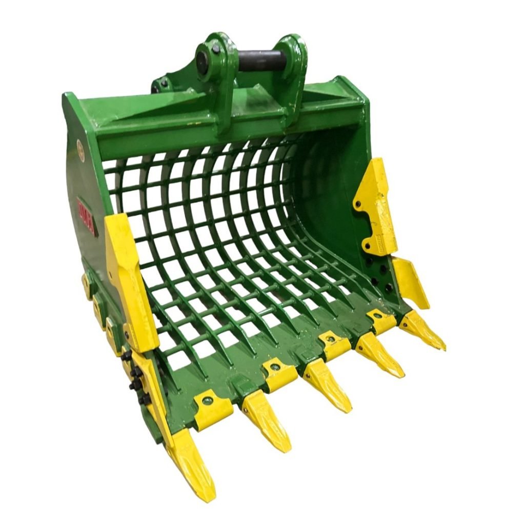 48″ Severe Duty Skeleton Bucket with Teeth for 11 – 15 Tons Excavators. 65mm Pins