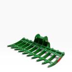 48″ Brush Rake for 3 – 9 Tons Excavators. X-Change Coupler Style