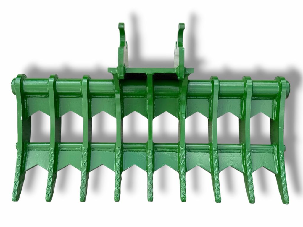 Kubota U17 35″ Mini Excavator Brush & Root Rake