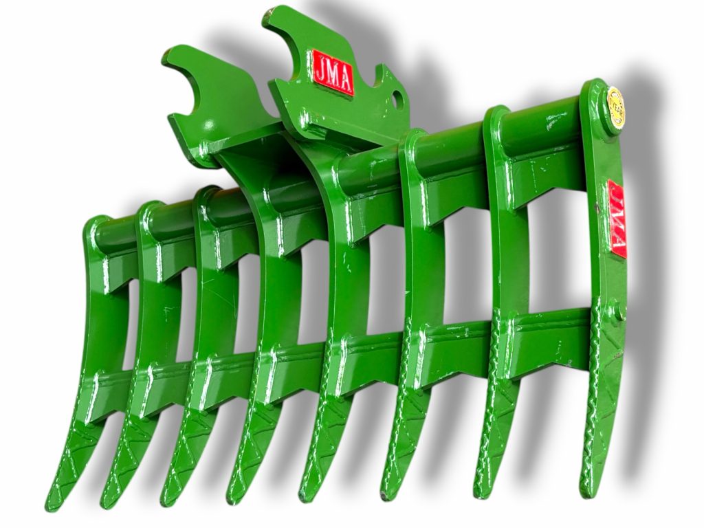 Kubota KX057 48″ Mini Excavator Brush & Root Rake