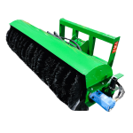 72″ Angle Broom with for Skid Steers