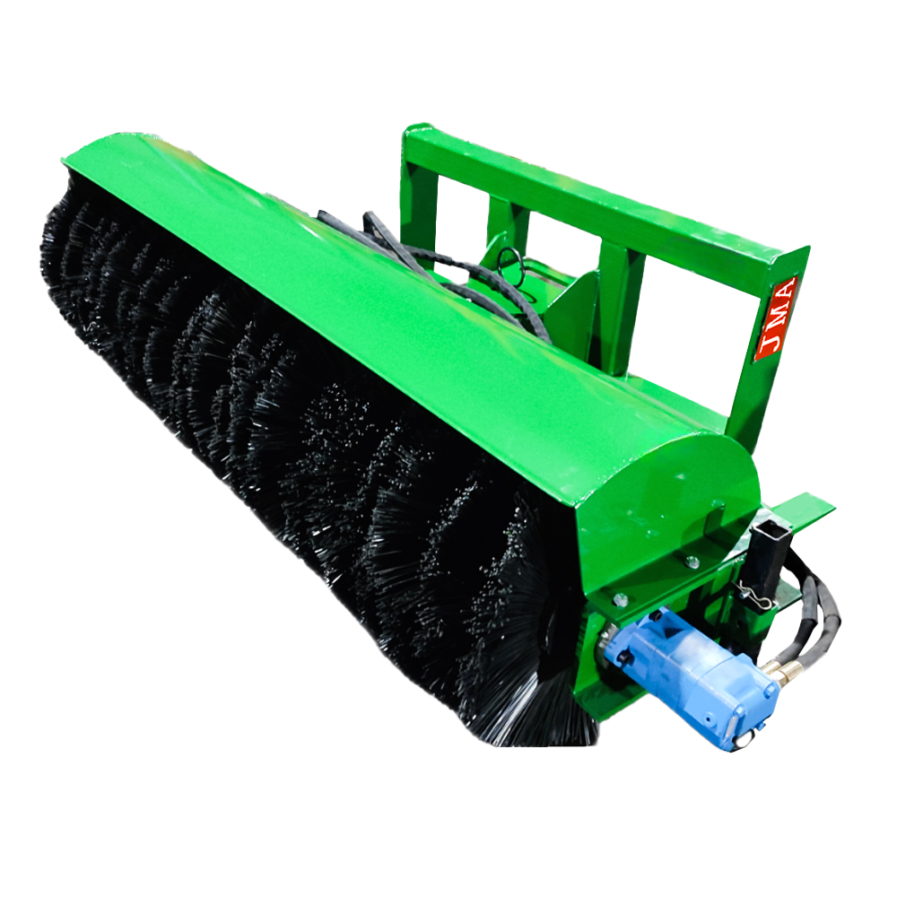 72″ Angle Broom with for Skid Steers