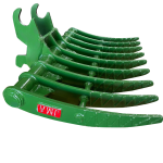40″ Brush Rake John Deere Wedge Lock Coupler Style for 2.6 – 3.7 Tons