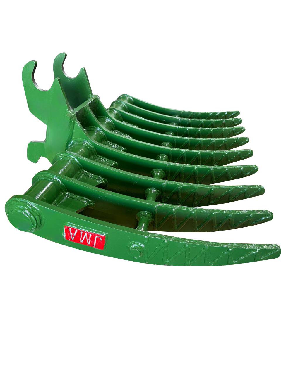 40″ Brush Rake John Deere Wedge Lock Coupler Style for 2.6 – 3.7 Tons