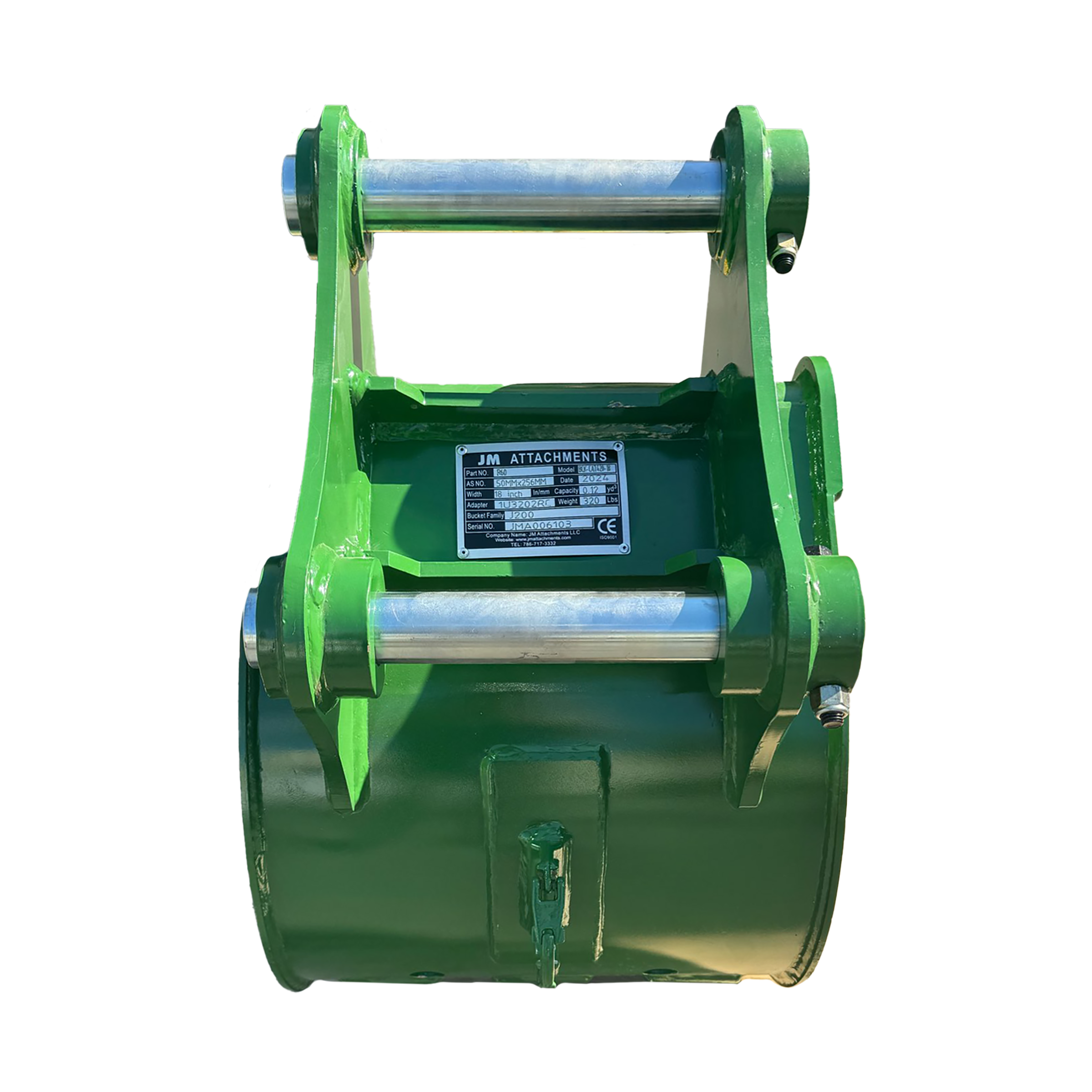 18″ Digging Bucket for Backhoe Loaders. 45mm | 38mm Pins
