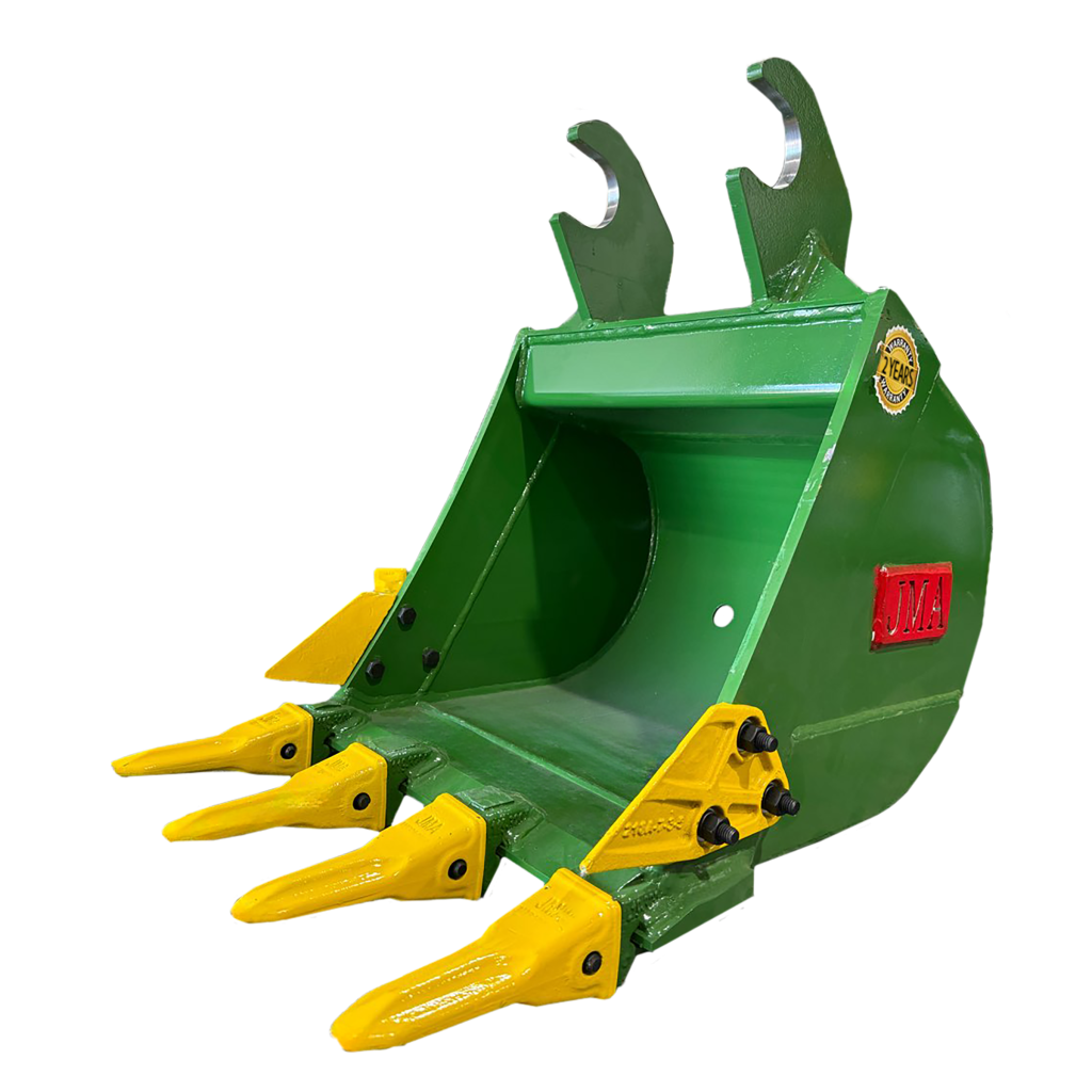 18″ Digging Bucket John Deere Wedge Lock Coupler Style for 2.6 – 3.7 Tons