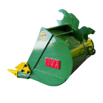 36″ Digging Bucket John Deere Wedge Lock Coupler Style for 2.6 – 3.7 Tons