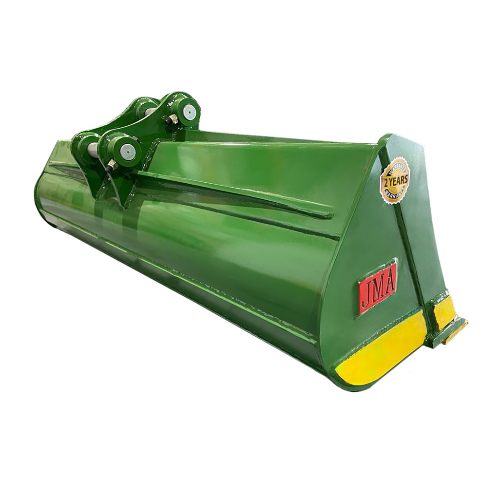 60″ Ditching Bucket for 3 – 4.5 Tons Mini Excavators. 40mm Pins