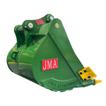 48″ Heavy Duty Digging Bucket for 19 – 25 Tons Excavators. 80mm Pins