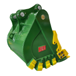 36″ Severe Duty Bucket for 16 – 25 Tons Excavators. 80mm Pins