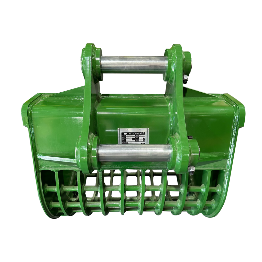 42″ Severe Duty Skeleton Bucket with Teeth for 16 – 25 Tons Excavators. 80mm Pins