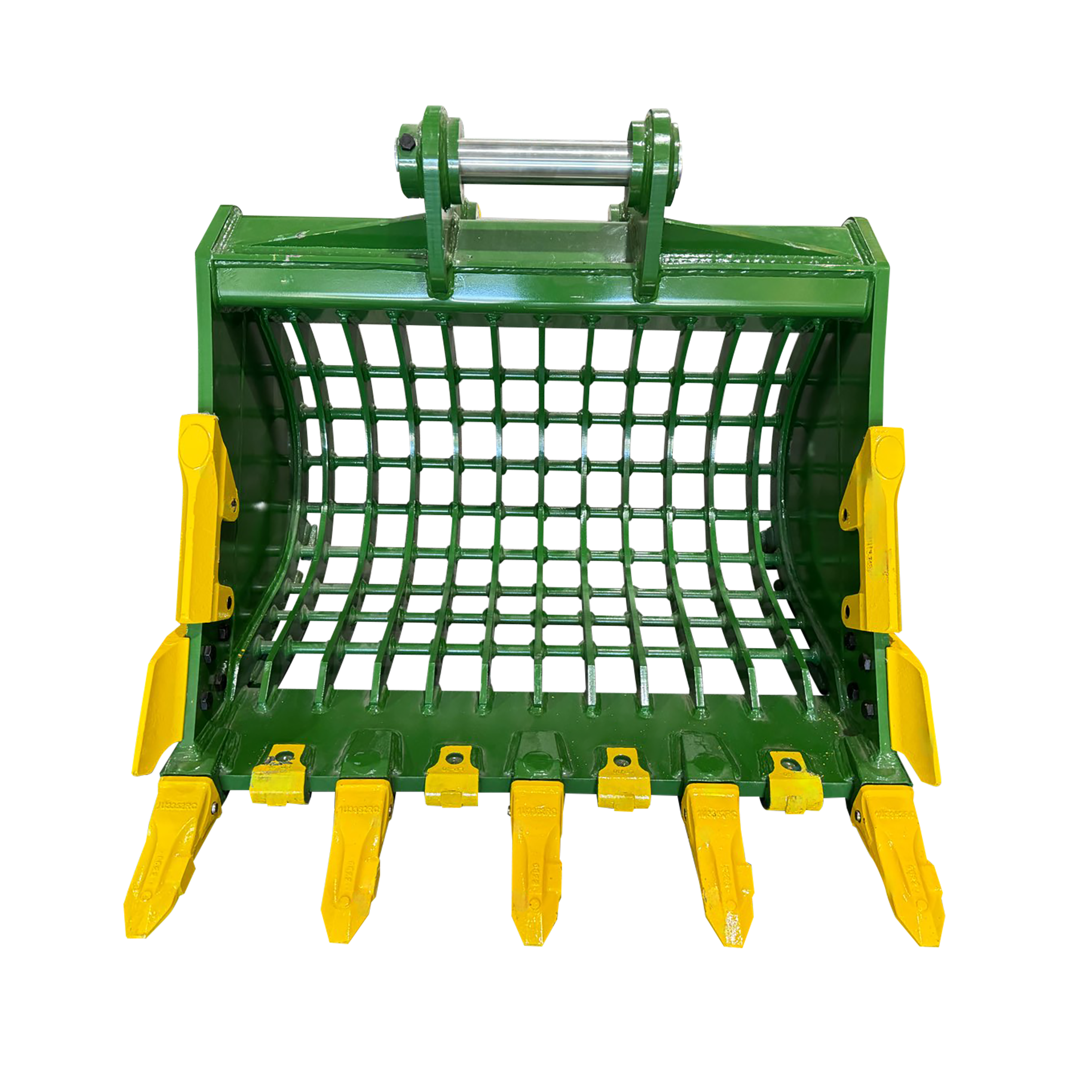 54″ Severe Duty Skeleton Bucket with Teeth for 16 – 25 Tons Excavators. 80mm Pins
