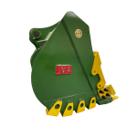 60″ Severe Duty Skeleton Bucket with Teeth for 11 – 15 Tons Excavators. 65mm Pins