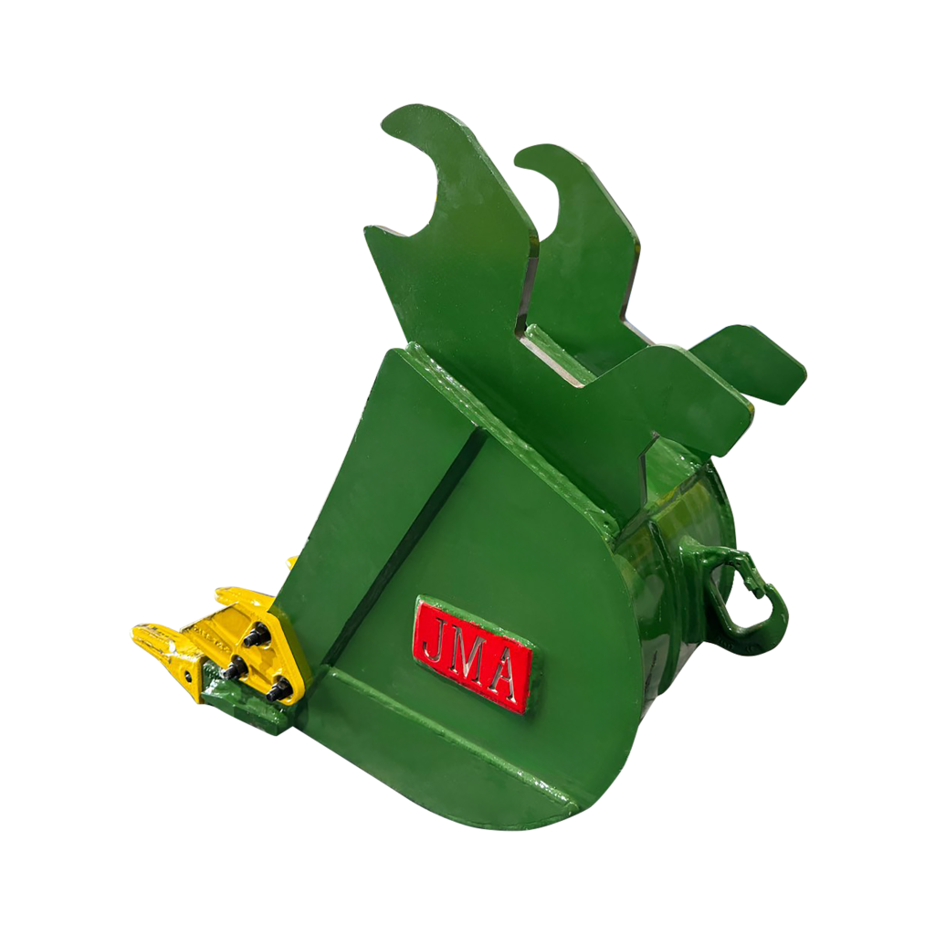 12″ Trenching Bucket John Deere Wedge Lock Coupler Style for 2.6 – 3.7 Tons