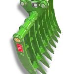 54″ Root Rake for 7 – 10 Tons Excavators. 50mm Pins