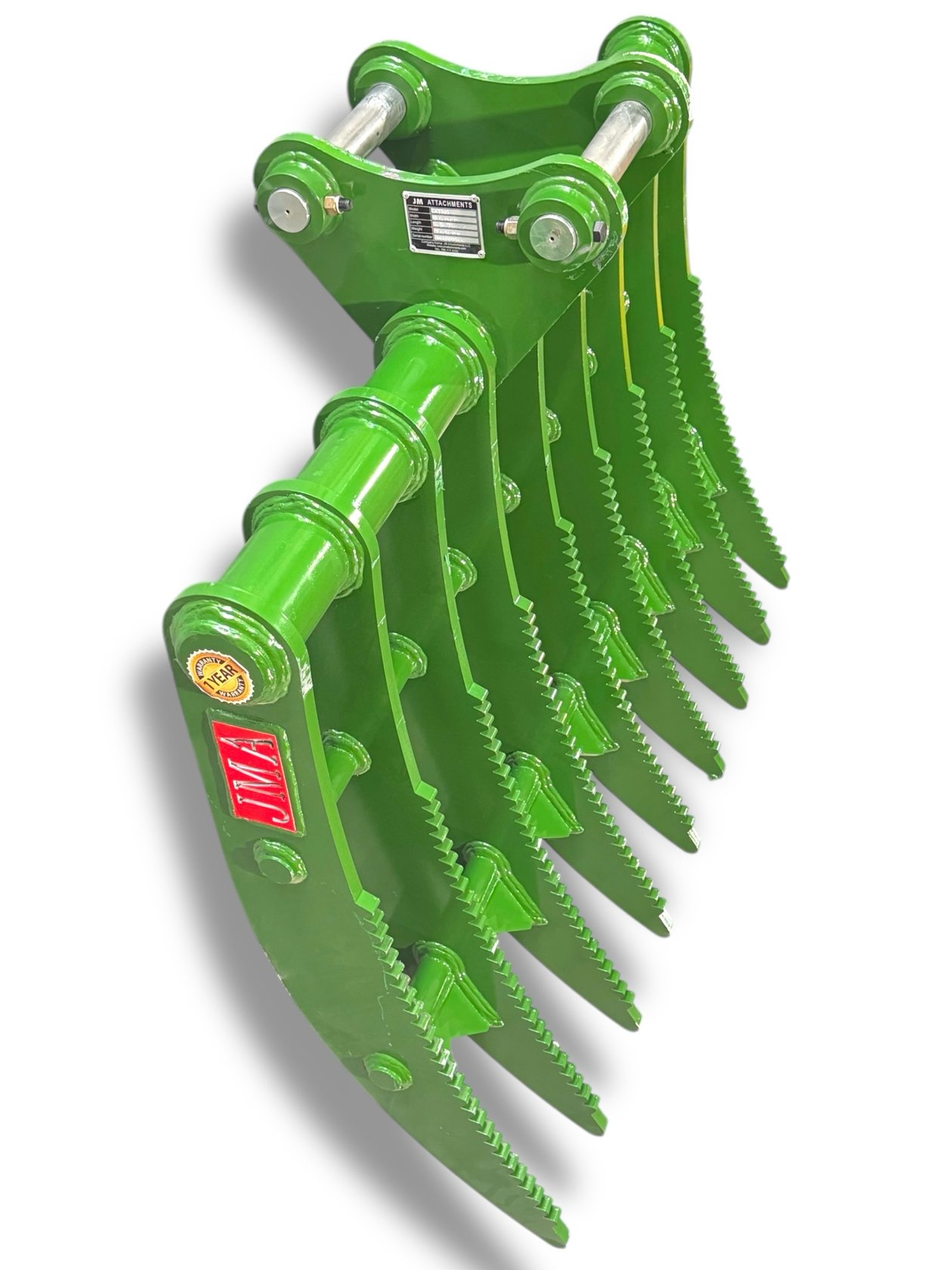 54″ Root Rake for 7 – 10 Tons Excavators. 50mm Pins