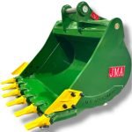54″ Heavy Duty Digging Bucket for 16 – 25 Tons Excavators. 80mm Pins