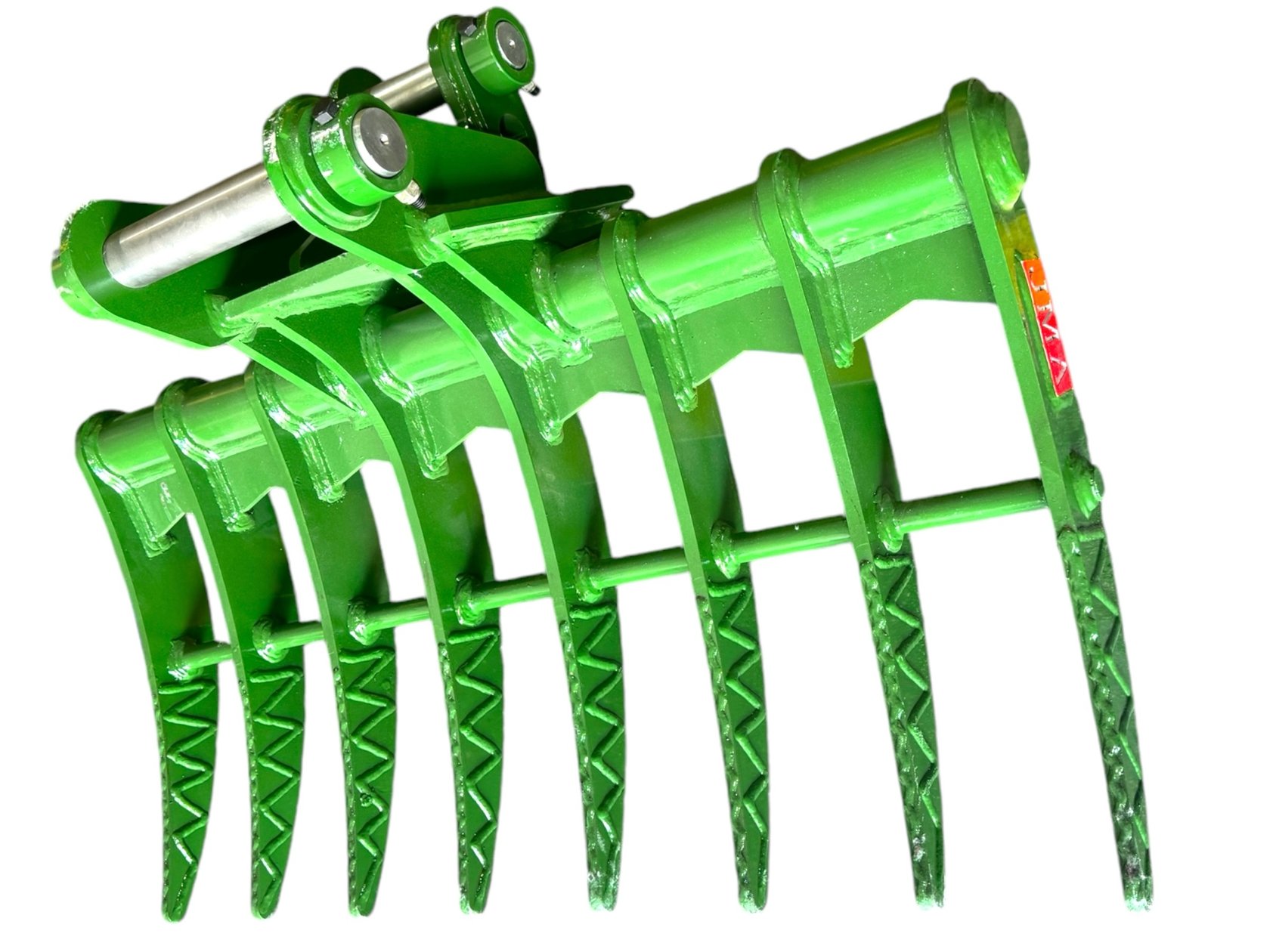 48″ Brush Rake for 6.5 – 9 Tons Backhoe Loader. 55mm | 50mm Pins