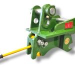 Spring Manual Quick Coupler for Backhoe Loaders. 55mm Pins
