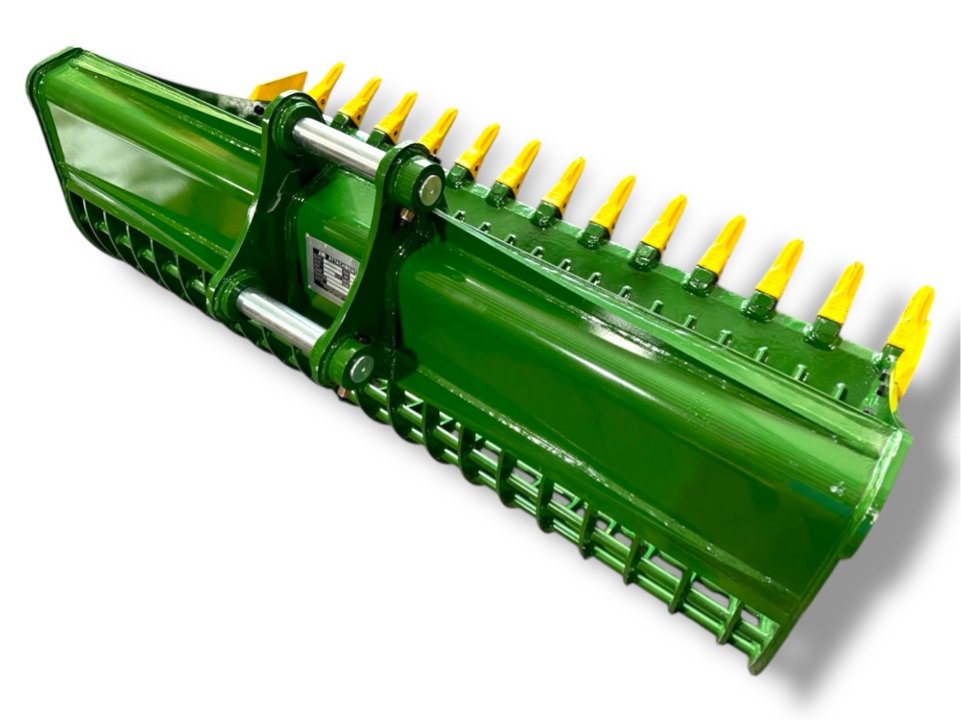 60″ Skeleton Bucket with Teeth for 7 – 10 Tons Excavators. 50mm Pins