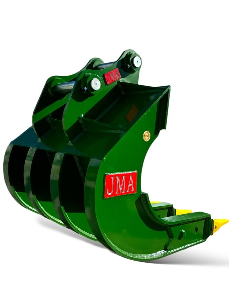 48″ Bucket Rake for 18 – 26 Tons Excavators. 80mm Pins
