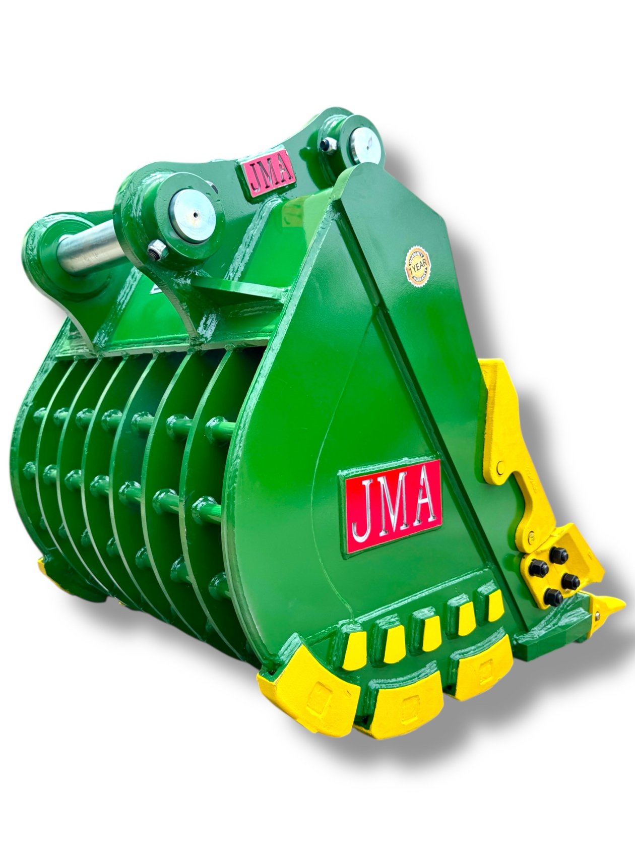36″ Severe Duty Skeleton Bucket with Teeth for 18 – 25 Tons Excavators. 80mm Pins