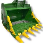 72″ Severe Duty Bucket for 29 – 48 Tons Excavators. 100mm Pins