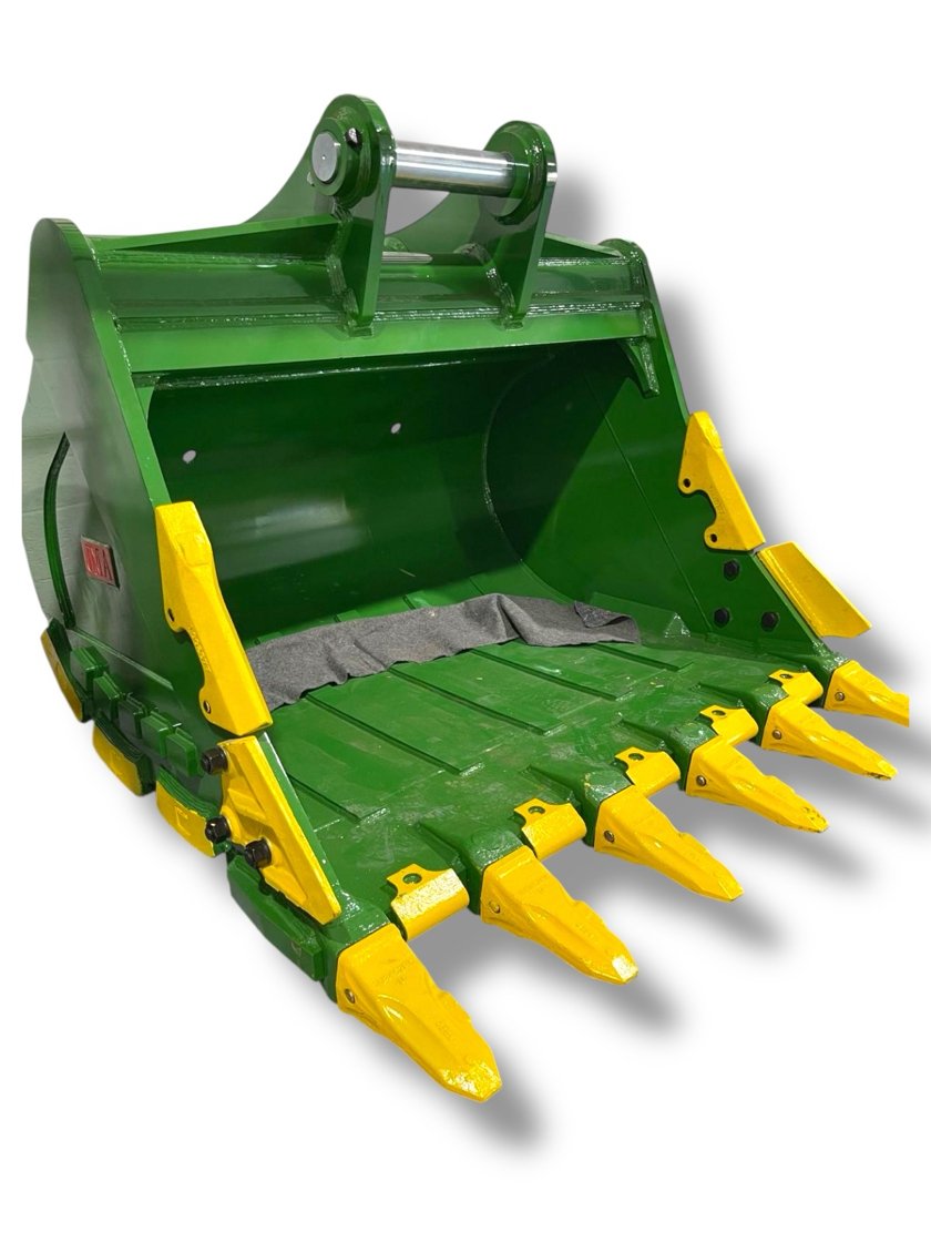 72″ Severe Duty Bucket for 29 – 48 Tons Excavators. 100mm Pins