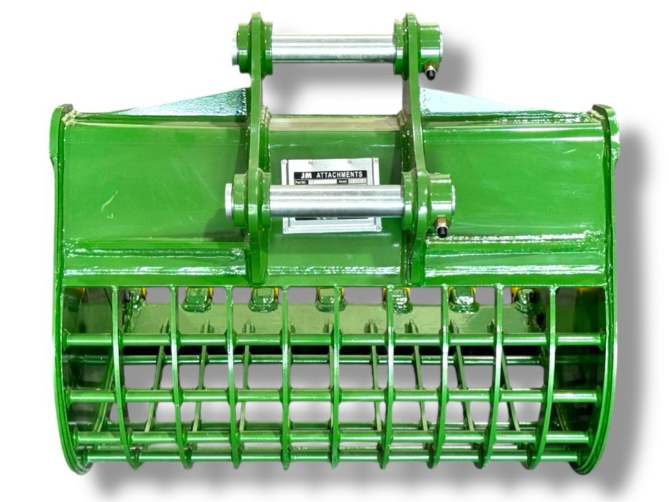 36″ Skeleton Bucket with Teeth for 7 – 10 Tons Excavators. 50mm Pins
