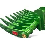 42″ Brush Rake for 3 – 9 Tons Excavators. X-Change Coupler Style