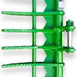 24″ Brush Rake for 0.5 – 1.5 tons Mini Excavators. 25mm Pins