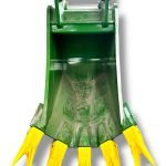 30″ V-Bottom Severe Digging Bucket for 16 – 25 Tons Excavators. 80mm Pins