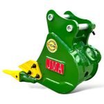 8″ Trenching Bucket for 1 – 2 Tons Mini Excavators. 30mm Pins