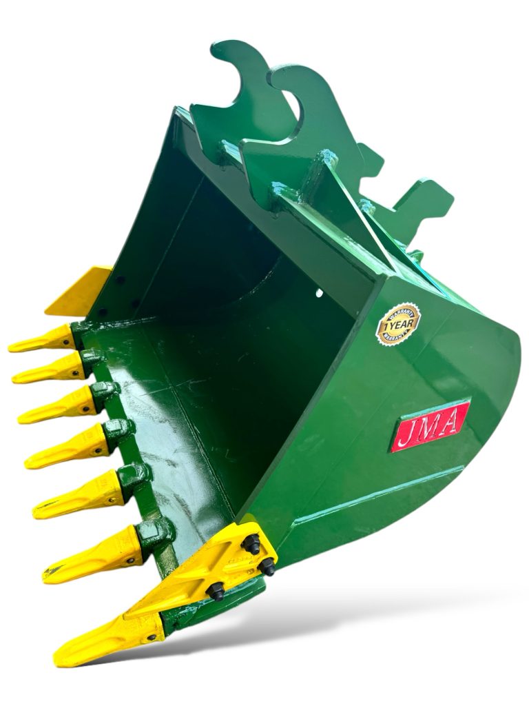 36″ Digging Bucket John Deere Wedge Lock Coupler Style for 4 – 8.5 Tons Mini Excavators
