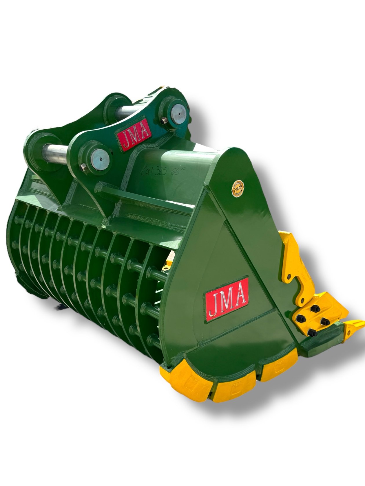 66″ Severe Duty Skeleton Bucket with Teeth for 23 – 36 Tons Excavators. 90mm Pins