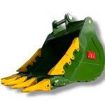 54″ Heavy Duty Digging Bucket for 33 – 55 Tons Excavators. 100mm | 90mm Pins