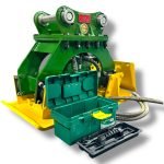Plate Compactor for 5 – 6.5 Tons Mini Excavator. 45mm Pins