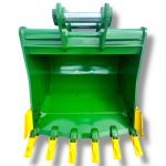 48″ Heavy Duty Digging Bucket for 16 – 18 Tons Excavators. 80mm Pins