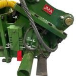 1,000 Joules Post Driver Hammer for 7 – 10 Tons Excavators with 50mm pins & Skid Steers