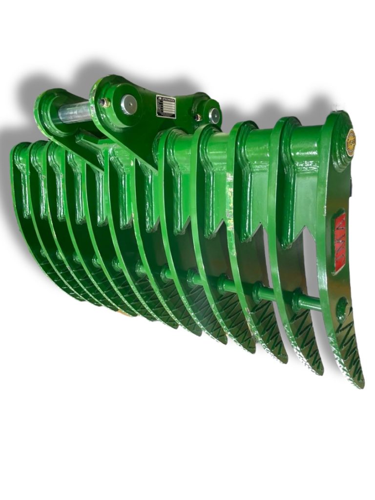 60″ Brush Rake for 15 – 18 tons Excavators. 65mm Pins