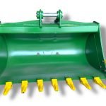 48″ Digging Bucket for 4 – 6.5 Tons Mini Excavators. 45mm Pins