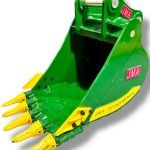 36″ Heavy Duty Digging Bucket for 23 – 36 Tons Excavators. 90mm Pins