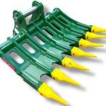 64″ Root Rake for 33 – 55 Tons Excavators. 100mm | 90mm Pins