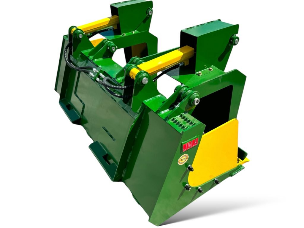 72” Heavy Duty Grapple Bucket With Teeth For Skid Steers