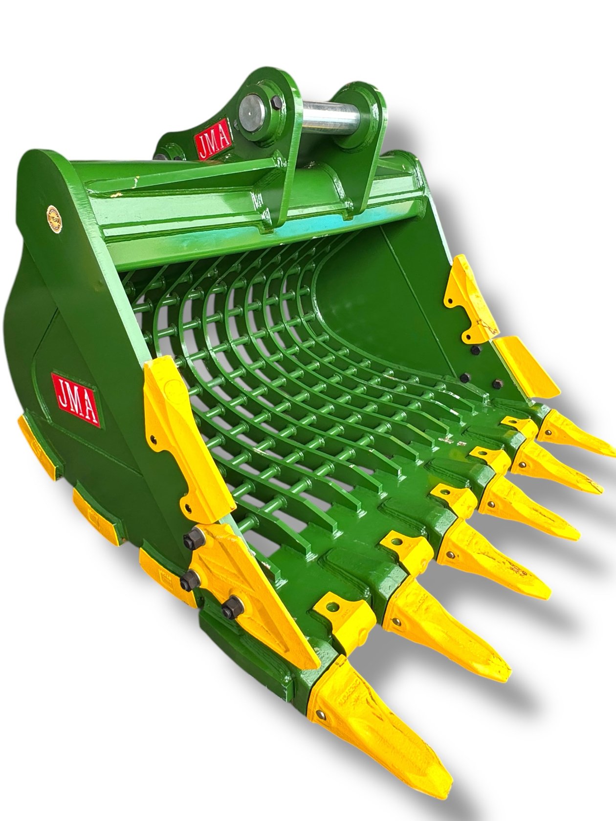 72″ Severe Duty Skeleton Bucket with Teeth for 33 – 55 Tons Excavators. 100mm | 90 mm Pins