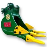 8″ Trenching Bucket for 0.5 – 1.5 Tons Mini Excavators. 25mm Pins