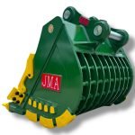 42″ Severe Duty Skeleton Bucket with Teeth for 16 – 25 Tons Excavators. 80mm Pins